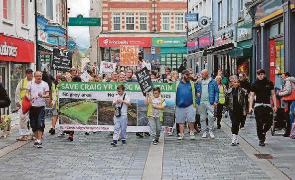 Residents take to streets in protest over quarry impact