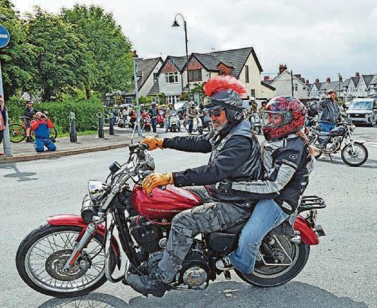 Hundreds of bikers help make Eden's wish come true