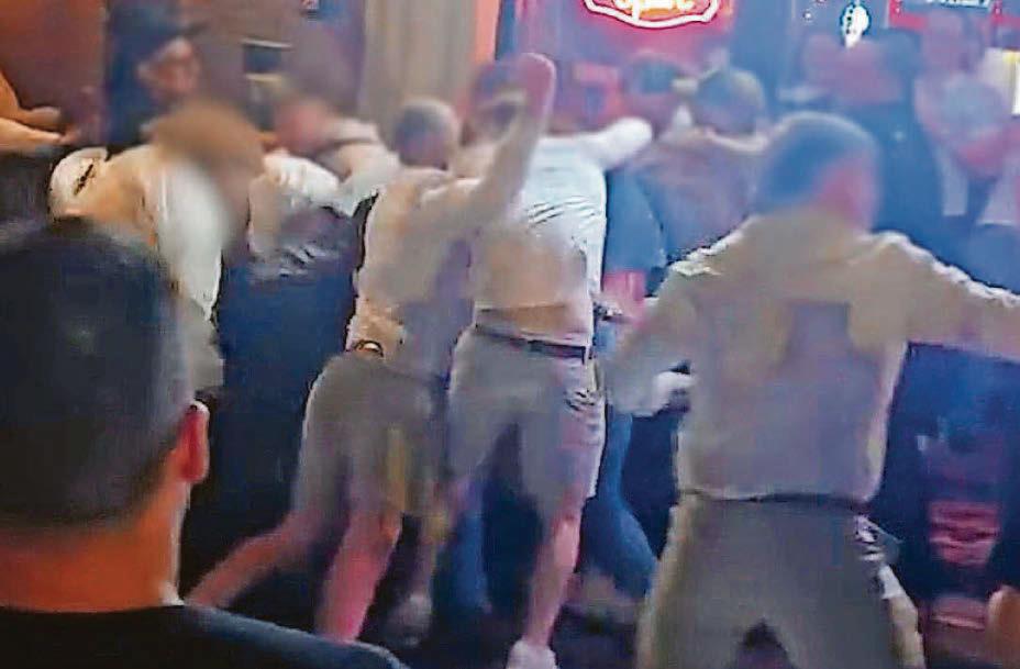 Rugby players believed to be involved in violent bar brawl