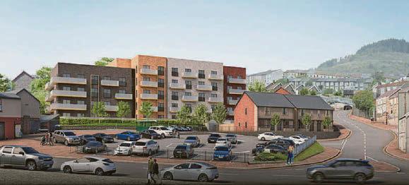 Proposal for 50 homes at former block of flats in town centre