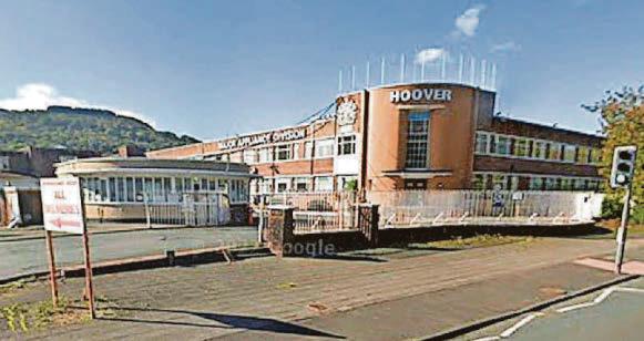 Hundreds of homes planned for former Hoover factory site