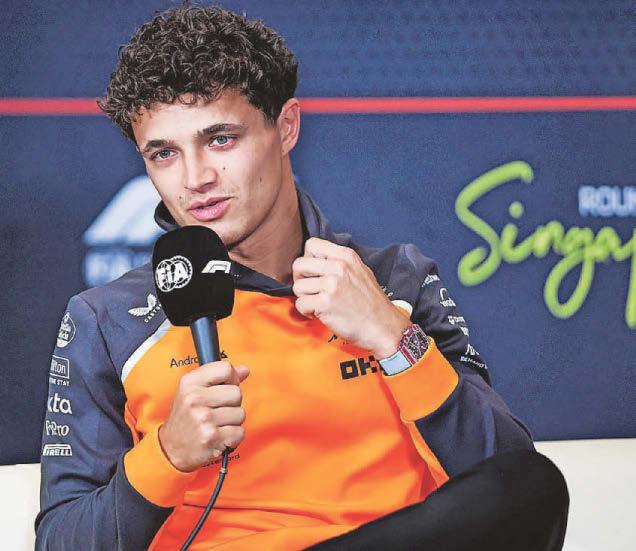 Max is well in the race, warns Norris
