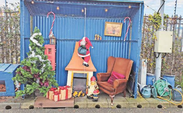 It's beginning to look a lot like Christmas at Grimsby tip