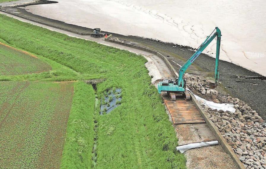 Fifty-five 'high consequence' flood defences in region are 'below required condition'