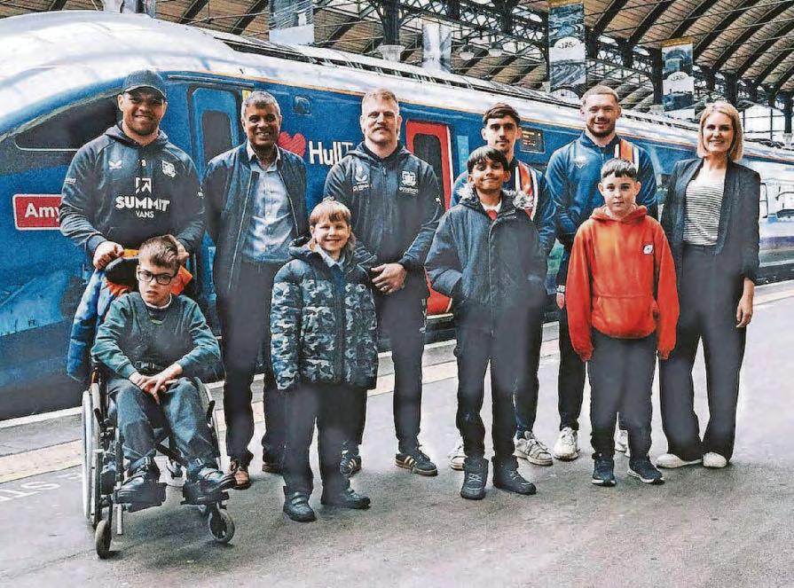 Derby rivals on board with Q&A to inspire young fans