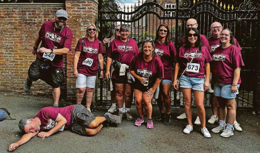 Pub-to-pub walk to raise money for good causes