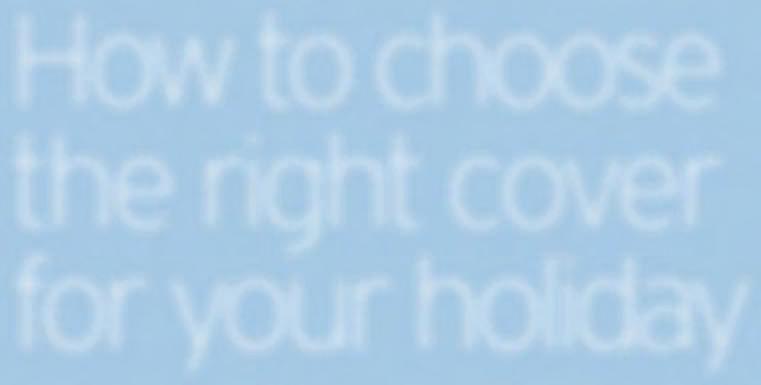 How to choose the right cover for your holiday