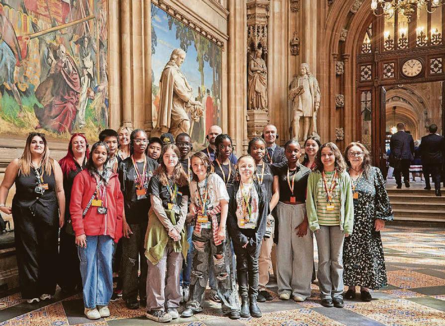 Students take campaign against climate change to Westminster