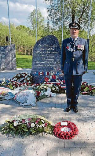 'It was an honour to attend tribute to Allied airmen'