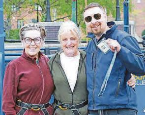 Jumping for joy after fundraiser