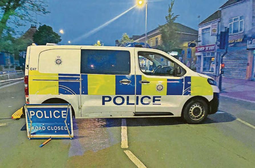 Woman, 52, is 'seriously injured' after 'motorcycle collides with a pedestrian'