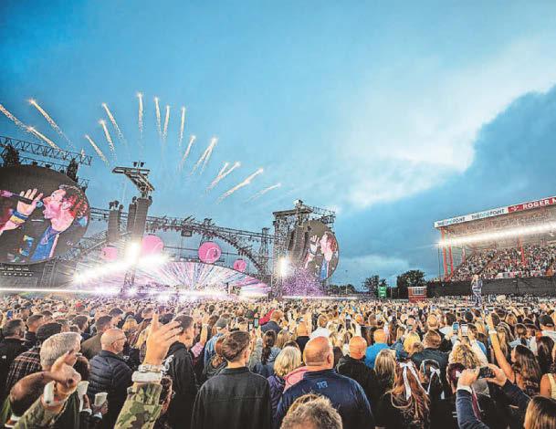 Coldplay, it was an honour to welcome you to our city ... thank you for the amazing memories