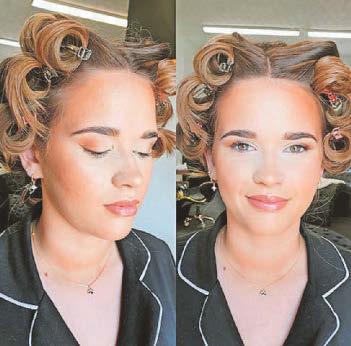 Artist Jessica made up as her skills gain national recognition