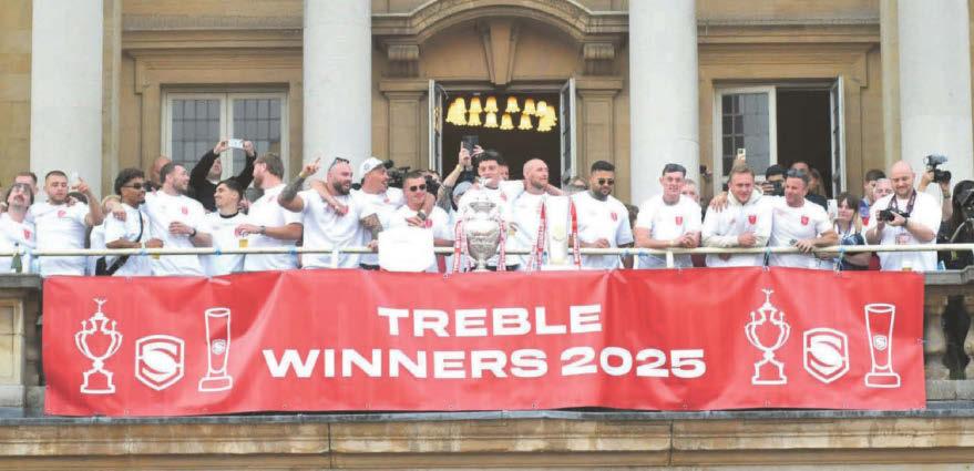 THREE CHEERS FOR KR TREBLE CHAMPIONS!