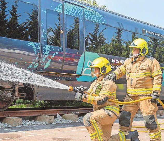 Siemens donates former train carriage to Humberside Fire and Rescue Service