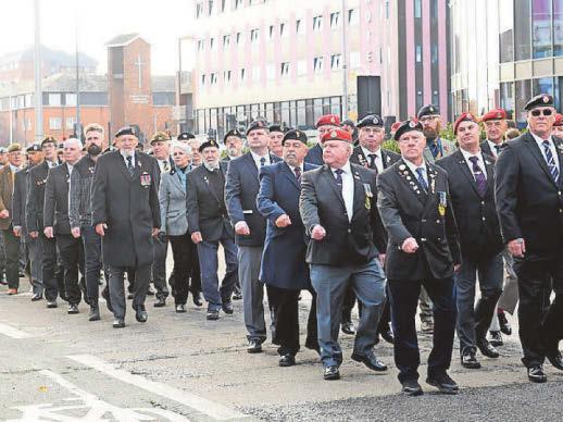 A city pays its respects