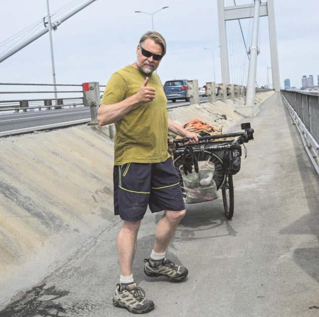 Hull explorer names scariest places as epic walk around the world nears its end