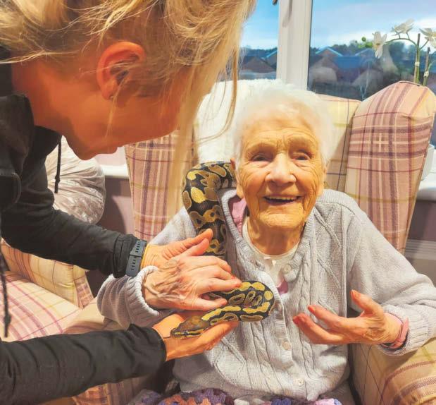 Fabulous day at care home as residents get visit from Furry Friends