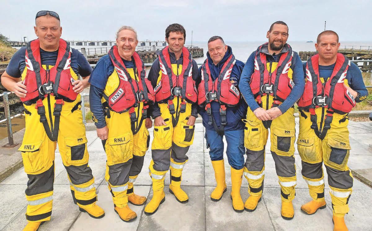 Motorcycle racing legend joins Humber RNLI crews in TV show