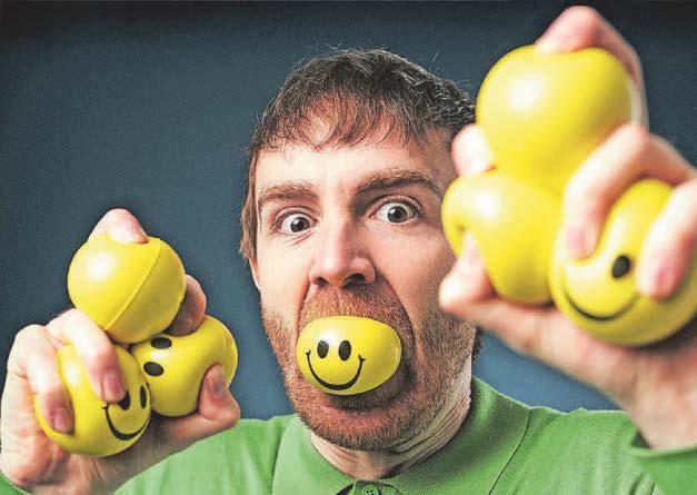 TV comedian prepares for sold-out gig