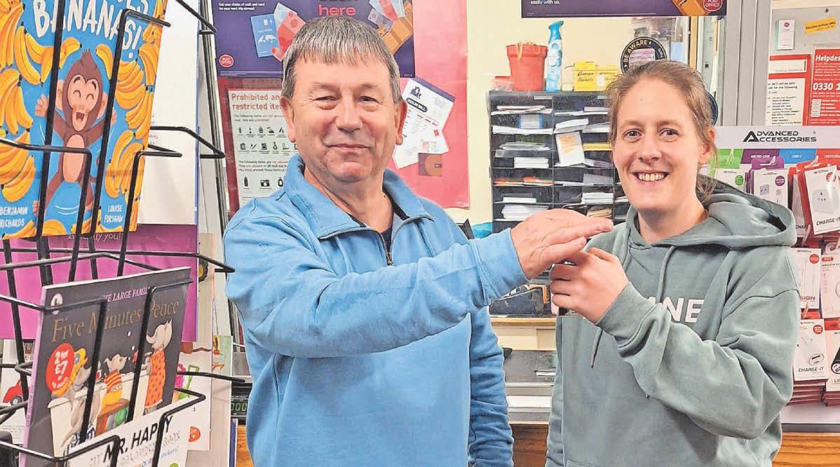 Popular postmaster retires after 15 years
