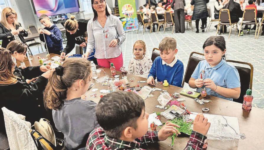 Children sharing hopes of kindness and peace