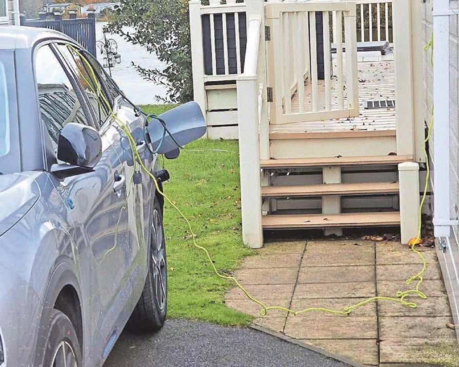 Couple concerned after guests created fire risk by charging an electric vehicle at holiday home