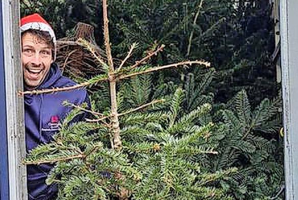 Tree recycling helps out with hospice funds