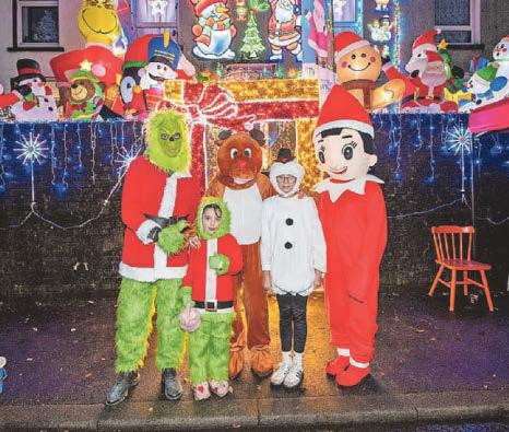 Merry and bright - family's display for a good cause