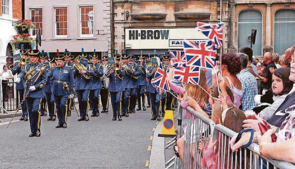 Flypast, marches and a show of pride from Armed Forces