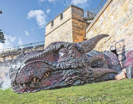 Dragons to keep their den within castle walls