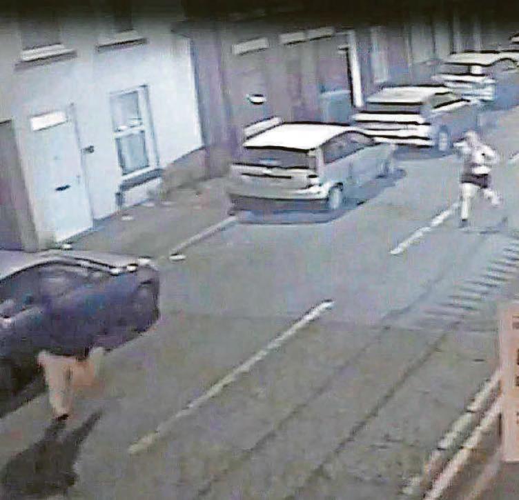 Shirtless hero chased sex attacker