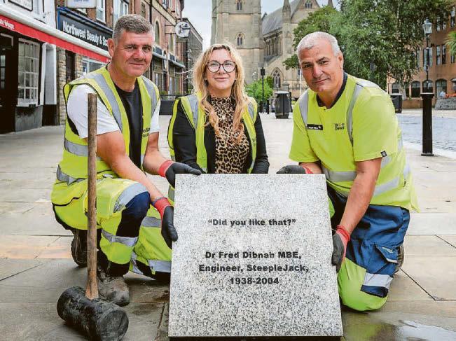 Legend Fred's stone looking tip-top again