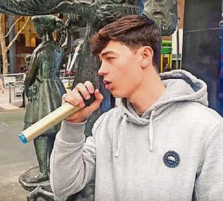 Boone time for former busker