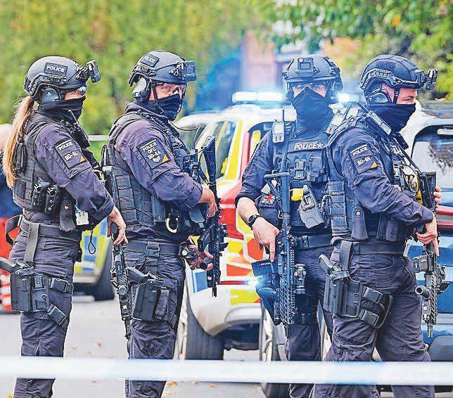 ‘The police came in and ushered us to safety’