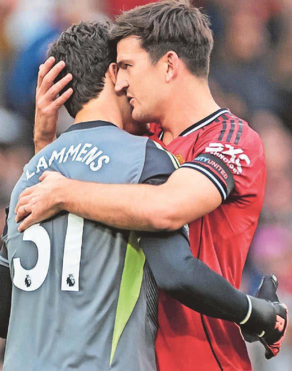 Lammens lifts morale among United squad
