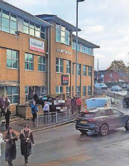Car crashes into offices as driver has 'medical episode' at the wheel