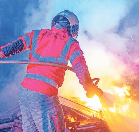 Police tackle fireworks yobs