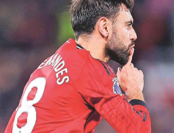 STORM BRU-ING Fernandes drops biggest hint yet he will leave club soon