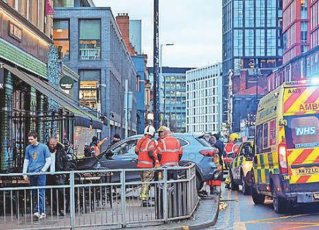 'Medical episode' crash outside bar