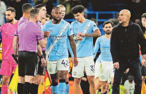 Guardiola doubles down on ref rap as he 'defends his players and club'