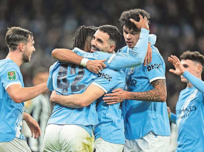 Marmoush has final say for City as Pep leads the celebrations