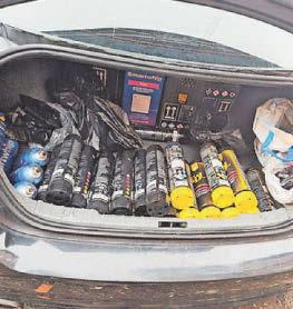 Cops arrest man after canisters discovery