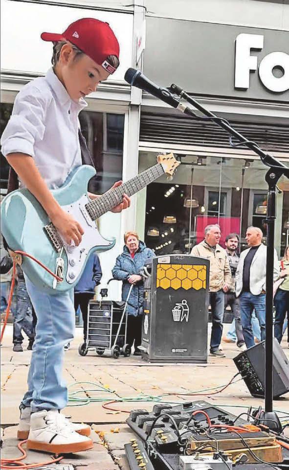Minor busker, major talent