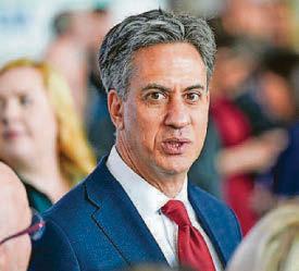 Miliband hits at Farage over net zero 'nonsense