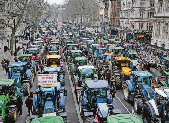 Protest farmers 'didn't look poor on tractors'