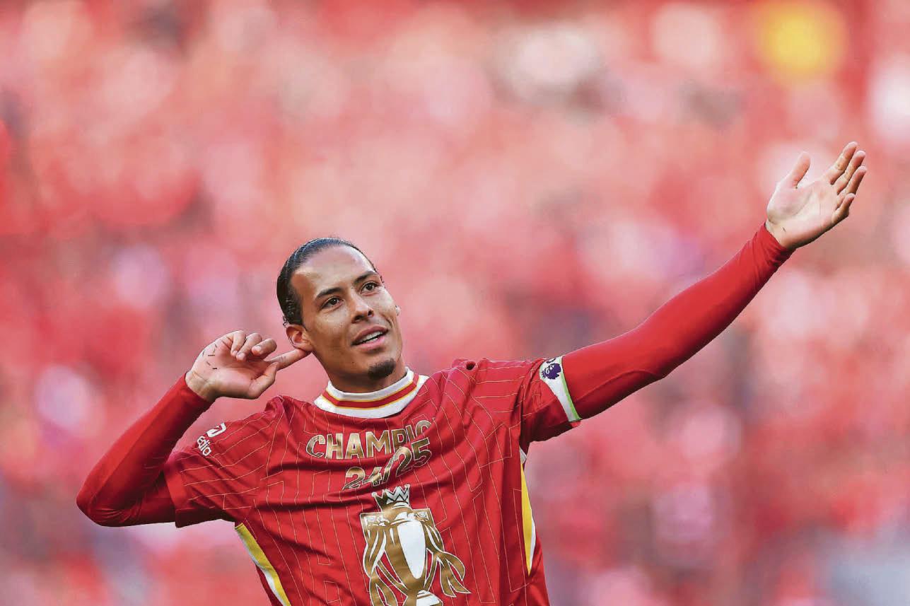 Van Dijk wants fans to paint town Red