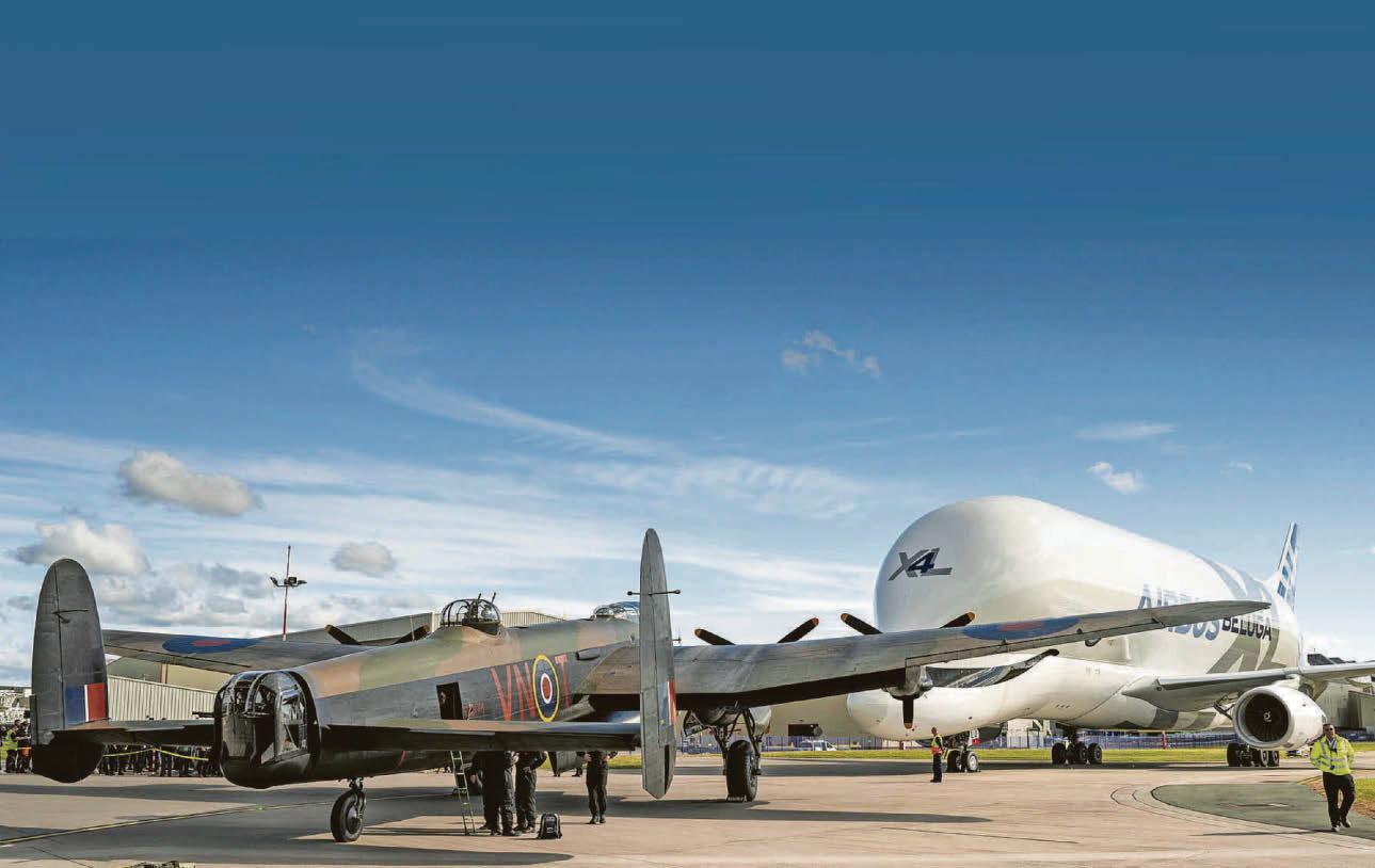 Historic bomber returns to its N. Wales birthplace