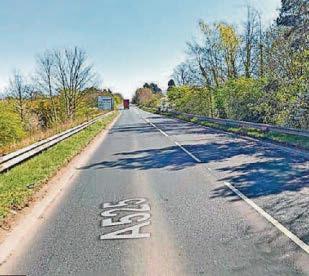 Lorry driver airlifted to hospital after his vehicle overturned on main road