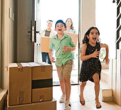 A new home in a new place... but the kids seem un-moved